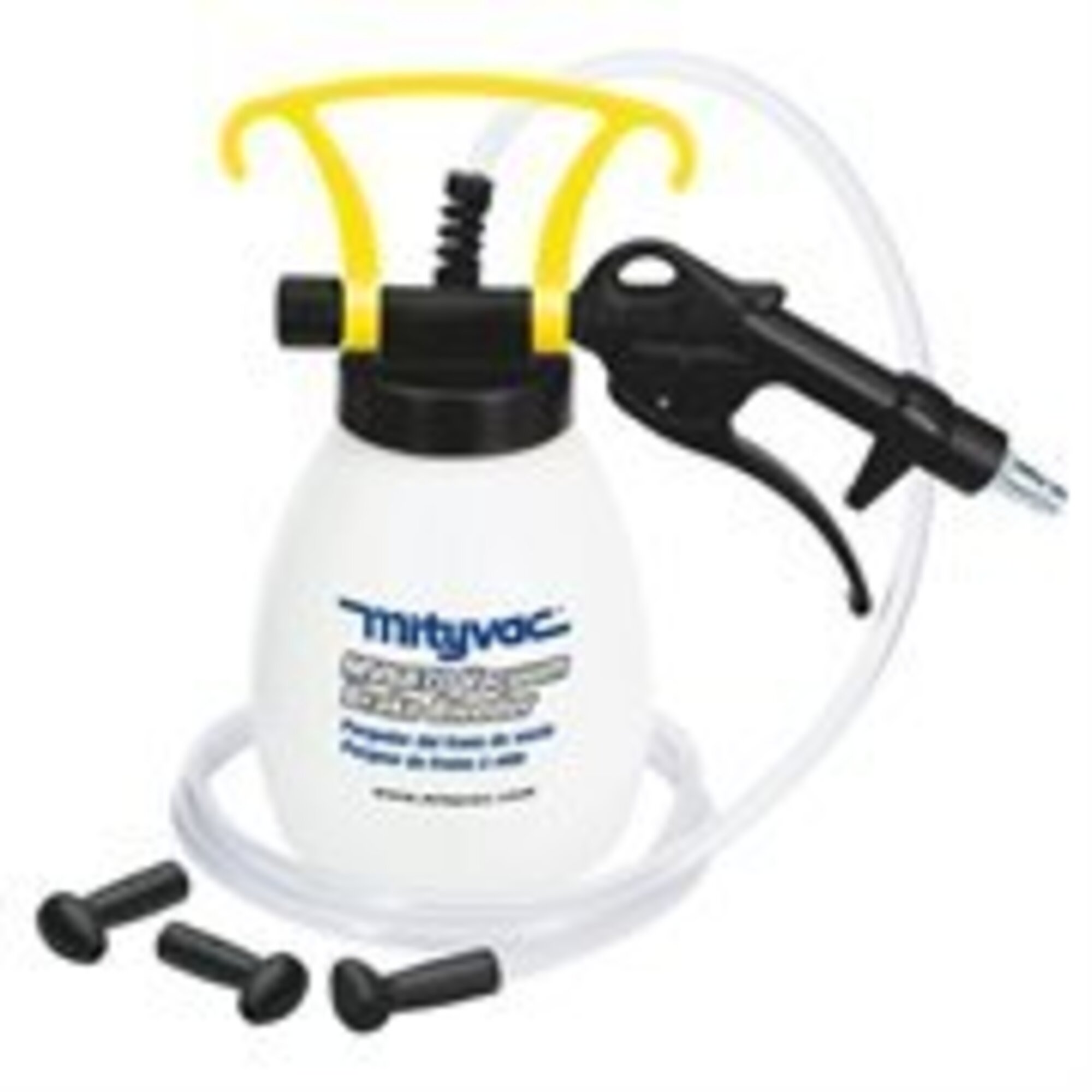 Mityvac Vacuum Brake Bleeder — 1.3 Quart Capacity, Lever-Action Throttle, 4ft. Hose, Model# MV6870
